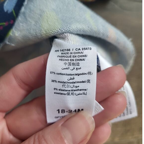 Peek Bright Colorful Floral Cotton Modal Blend Spring Shirt 18-24 mths NEW - Picture 4 of 5